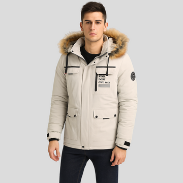 Harrison | Waterproof Quilted Jacket with Faux Fur Hoodie