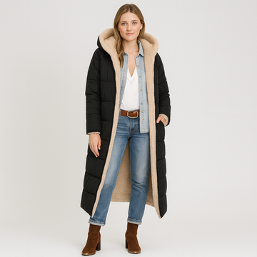 Aurora | Elegant Winter Coat with Plush Lining and Zipper
