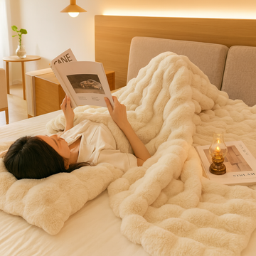 Sylvia | Double Thick Premium Plush Blanket for All Year Round