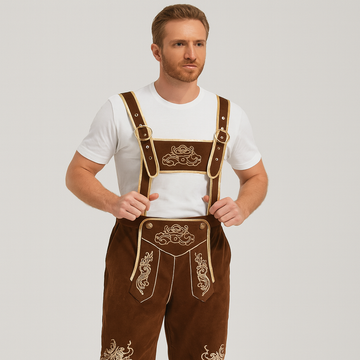 Men's Trousers Vintage – Traditional Attire for Munich Oktoberfest