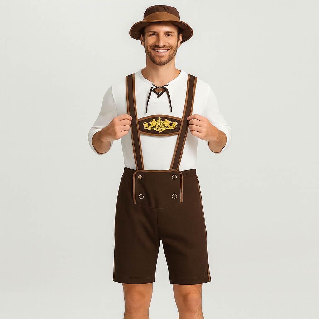 Men's Traditional Costume Set – Complete Outfit for Oktoberfest & Beer Festival