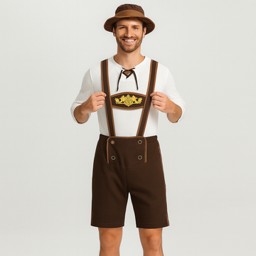 Men's Traditional Costume Set – Complete Outfit for Oktoberfest & Beer Festival