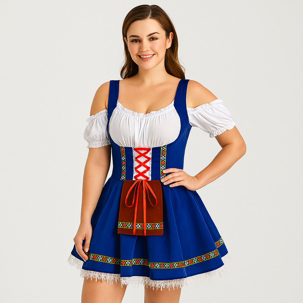 Short Dirndl Dress – Bavarian Traditional Dress for Women
