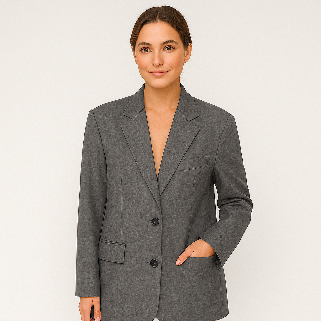Olivia Oversized Classic Blazer - Timeless Elegance and Comfort
