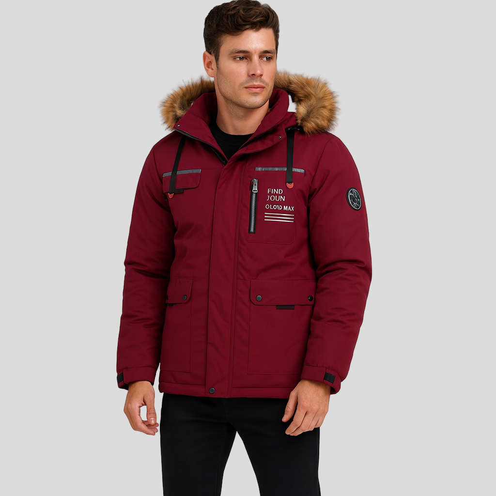 Harrison | Waterproof Quilted Jacket with Faux Fur Hoodie