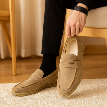 Versatile Business Casual Loafers for Men – Stylish and Simple Slip-On Flats