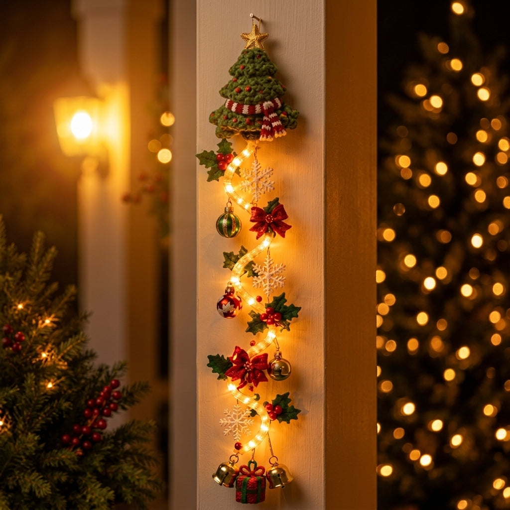 Yulehang - Világító karácsonyi függődísz LED fényekkel