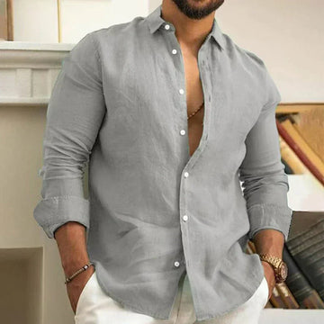 Emil Classic Long Sleeve Shirt with Buttonhole