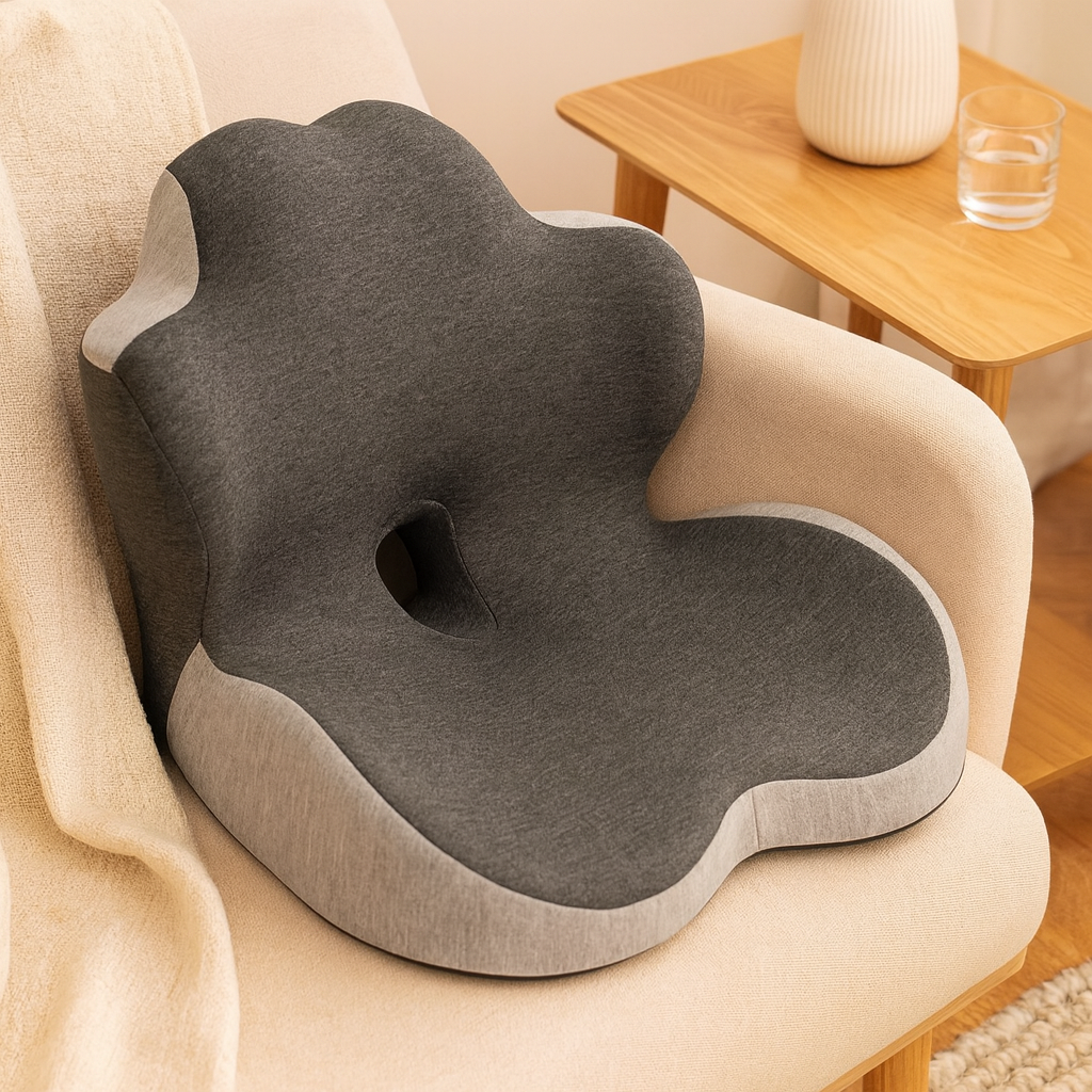 ComfyRest | Ergonomic Seat Cushion with Integrated Backrest