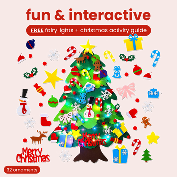 Felt Christmas Tree with Decorative Pieces