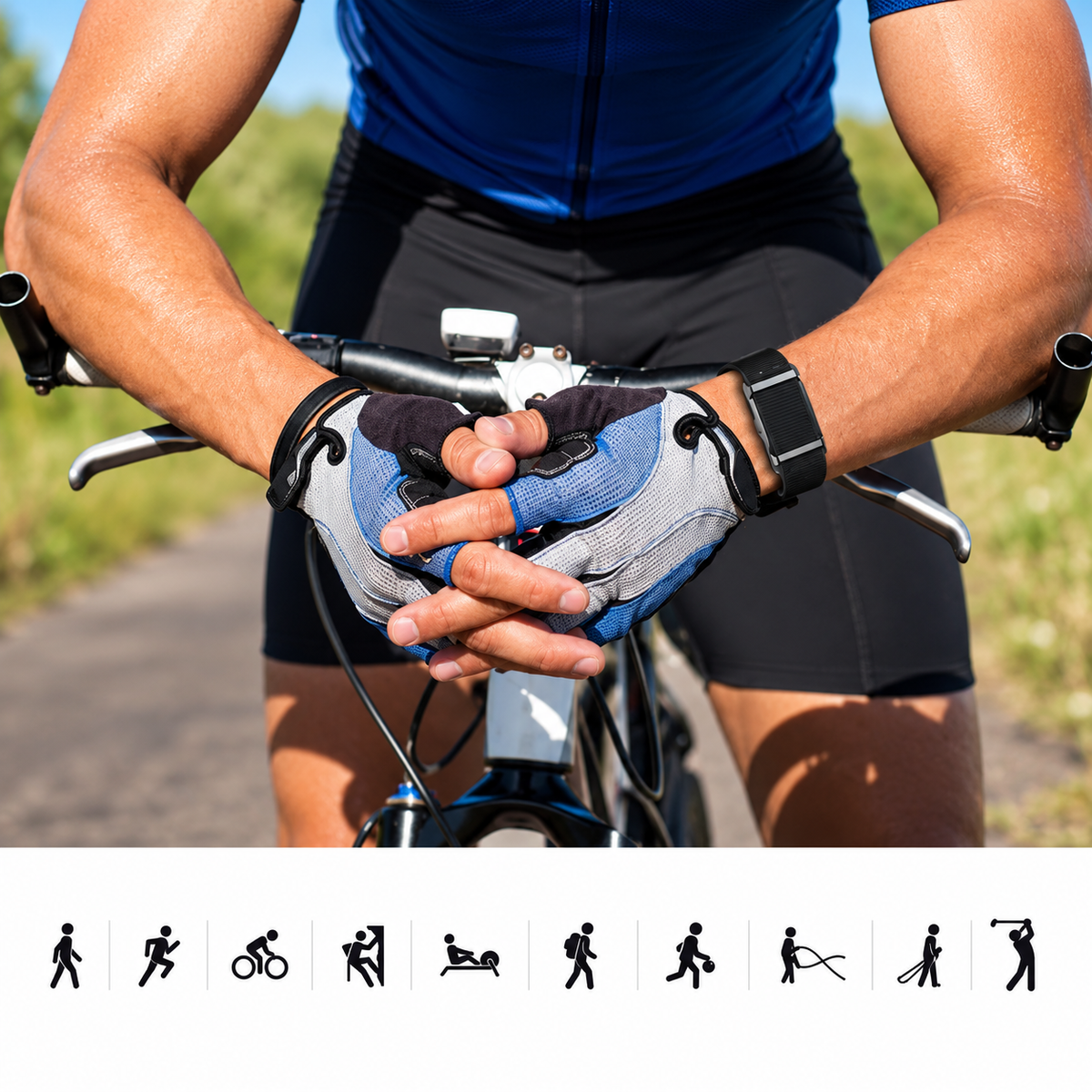 PulseTrail - Y25 Képernyő nélküli Fitnesz Karkötő