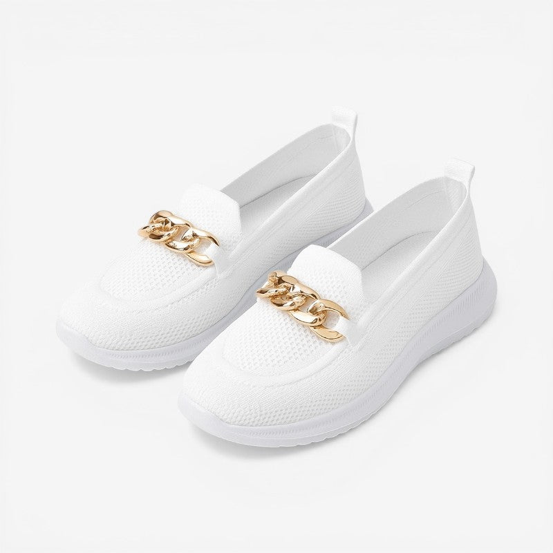 Women’s Slip-On Chain Detail Casual Shoes