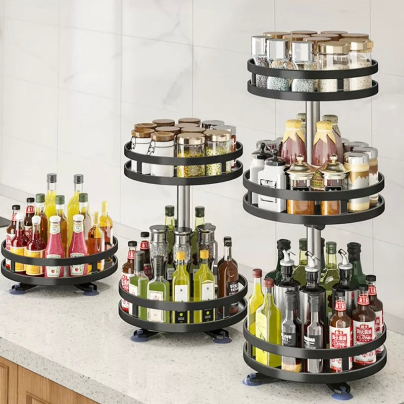 Ultimate 360° Rotating Organizer | Space-Saving Storage