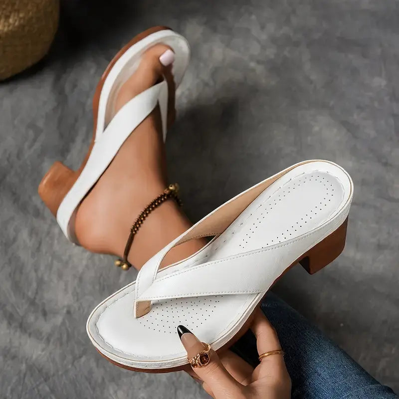 Women’s Stylish Open Toe Thick Heel Sandals