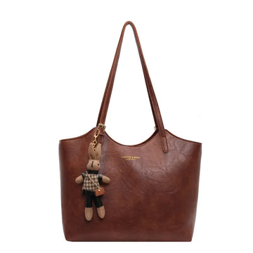 Women’s Shopper Bag - Vintage Design with Classic Charm | Spacious Organized Interior & Adjustable Strap | Everyday Style for Work, Shopping or Travel
