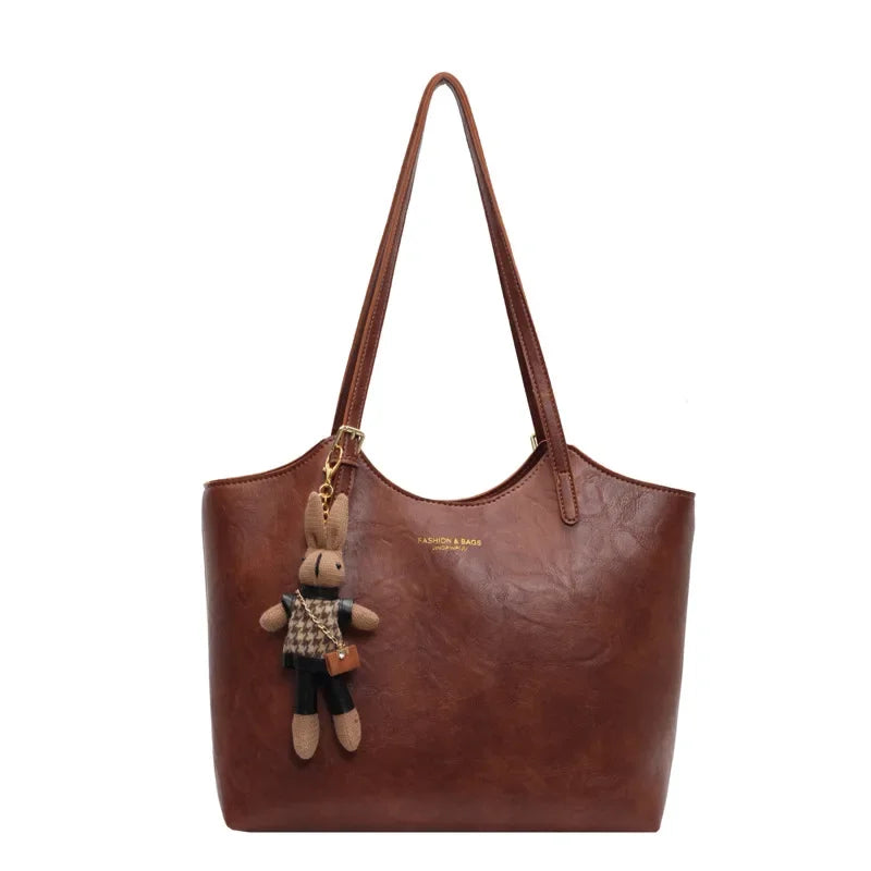 Women’s Shopper Bag - Vintage Design with Classic Charm | Spacious Organized Interior & Adjustable Strap | Everyday Style for Work, Shopping or Travel