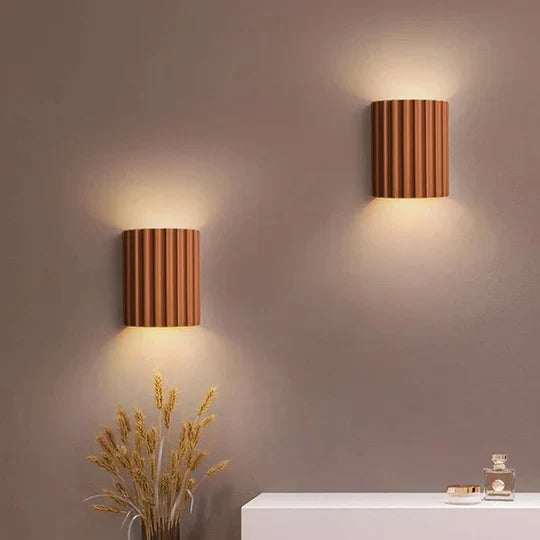 ModernResin - Modern Resin Wall Lamps Artistic Handcrafted Resin Design | Soft Ambient LED Glow with Energy-Efficient Lighting | Unique Decorative Accent for Bedroom, Living Room or Reading Nook