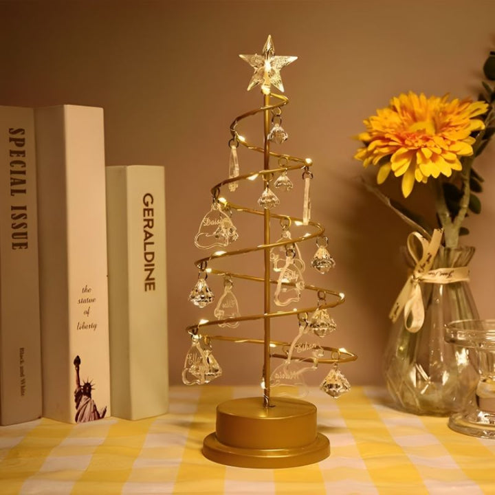 Crystal Christmas Tree Decoration Lamp