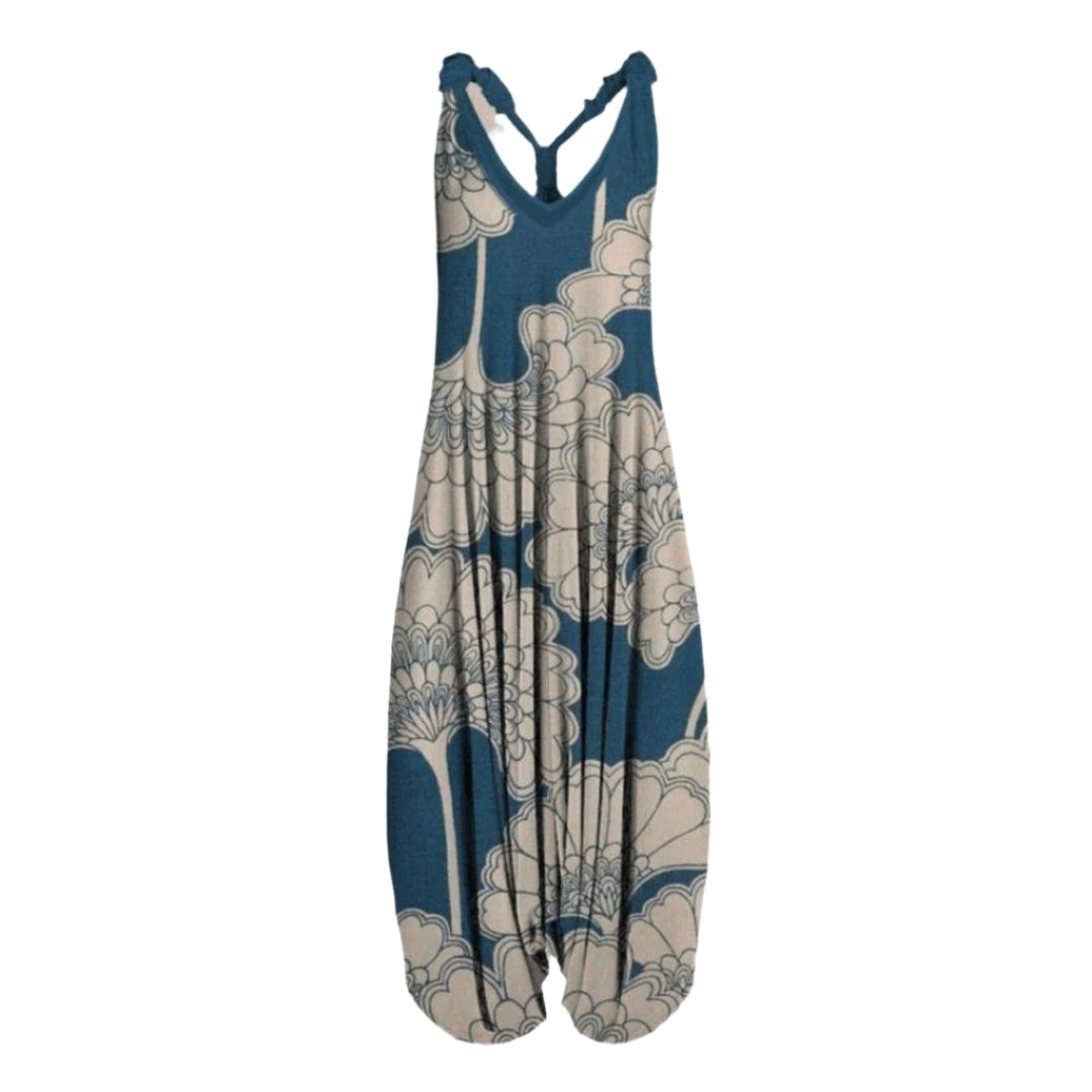 Via Printed Jumpsuit