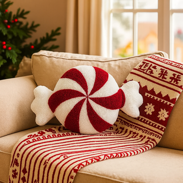 Frostvale | Embroidered Pillow for Vacation
