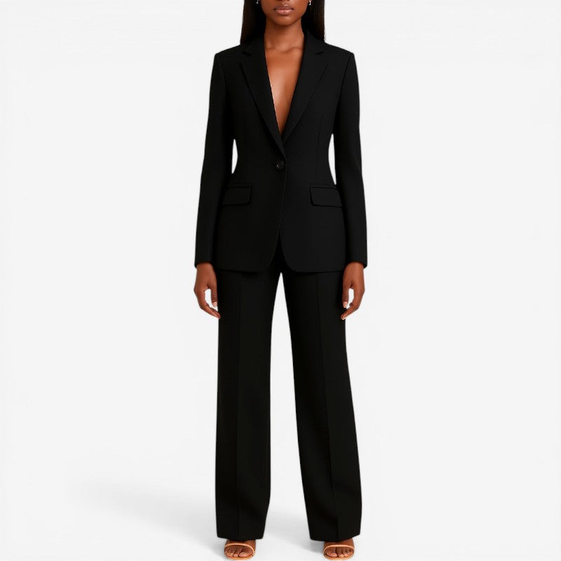 Tailored Blazer and Slim Pants Set