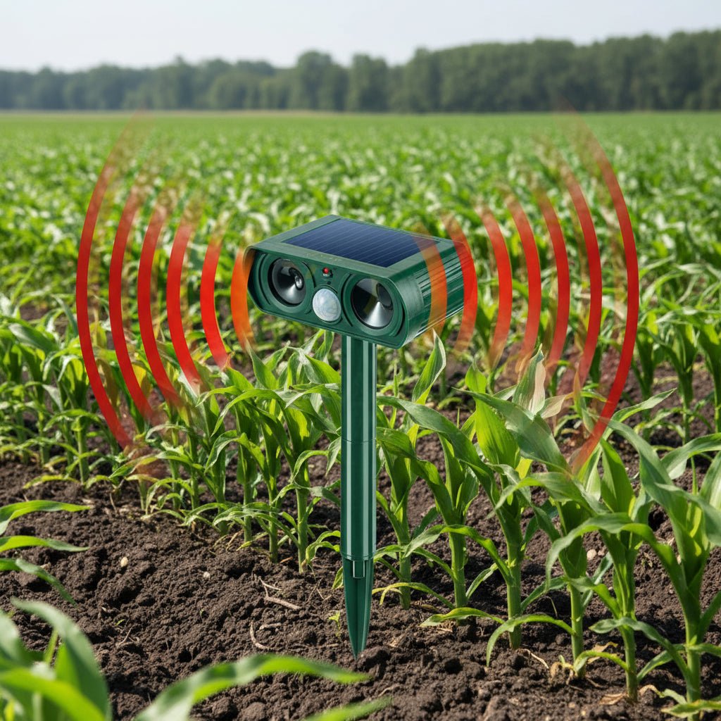 GardenSentry - Ultrahangos kerti riasztó napelemmel és mozgásérzékelővel
