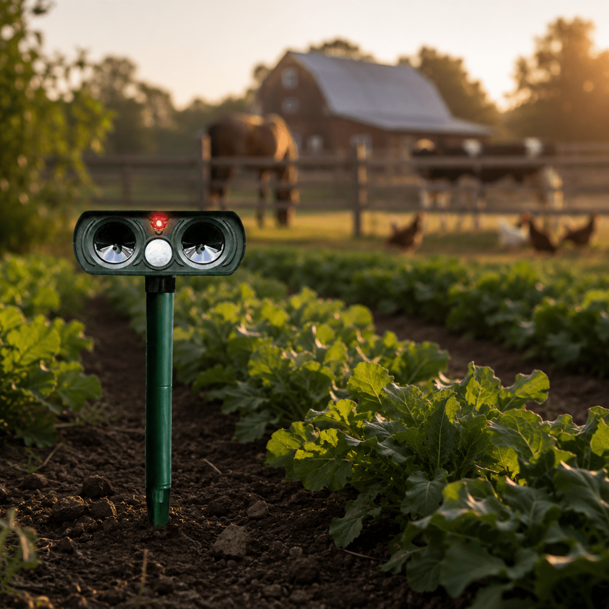 GardenSentry - Ultrahangos kerti riasztó napelemmel és mozgásérzékelővel