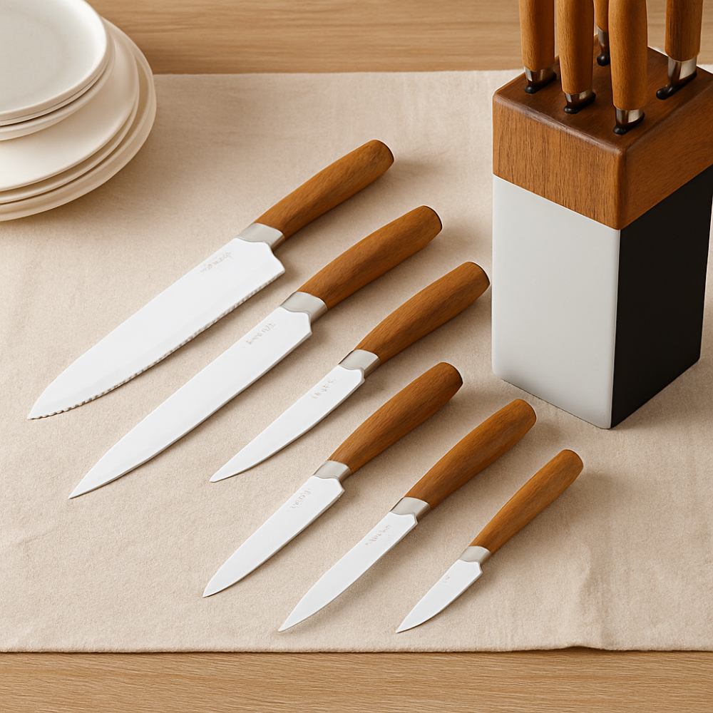 Gastronix | Set of 6 high carbon stainless steel kitchen knives