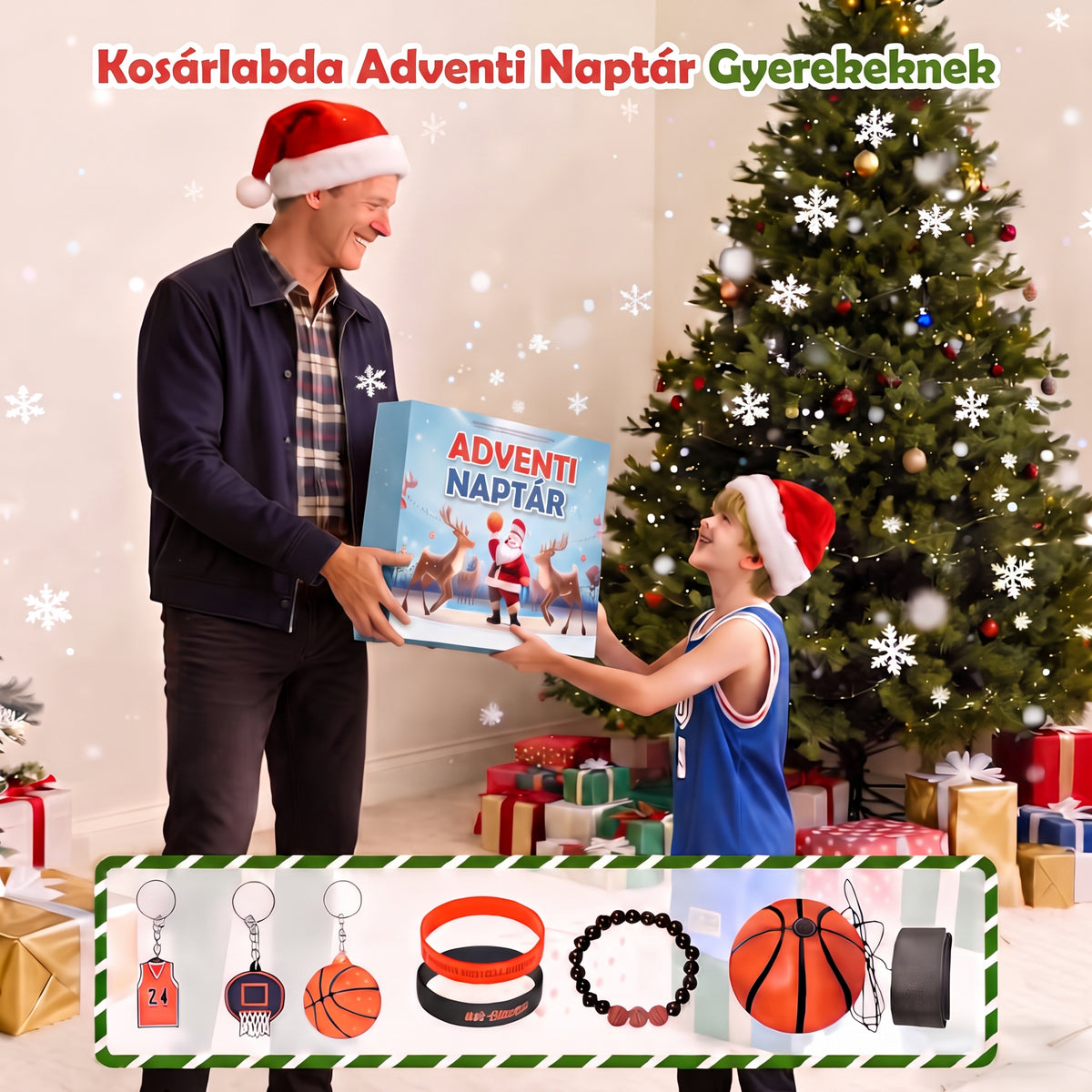 Dunkingle - Kosárlabda adventi naptár 24 meglepetéssel