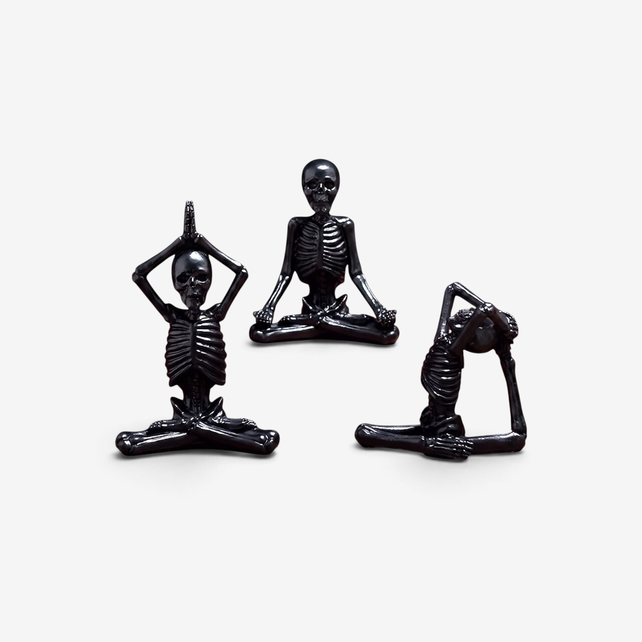 Spooky Skeleton Resin Figurine for Halloween
