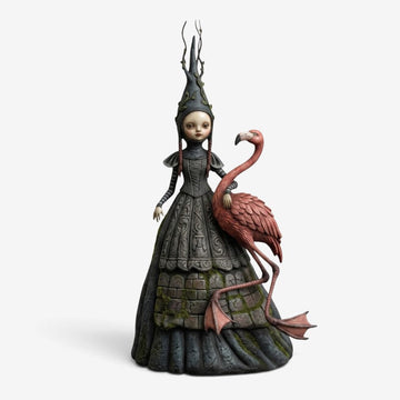 Gothic Witch Decor Figurine for Halloween