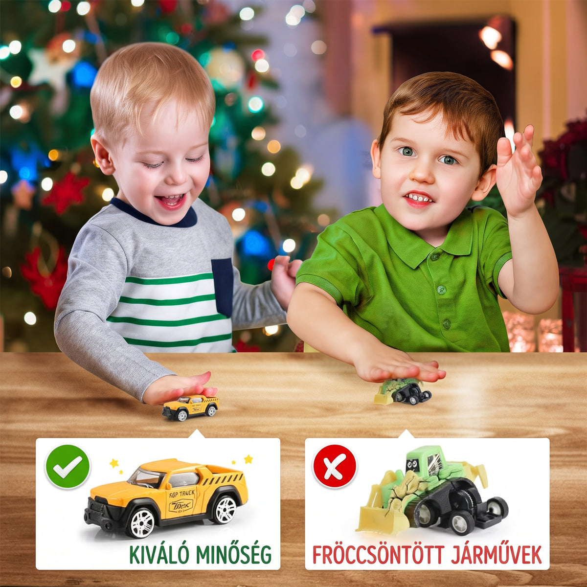 Noelcrane - Építőipari adventi naptár járművekkel és kiegészítőkkel