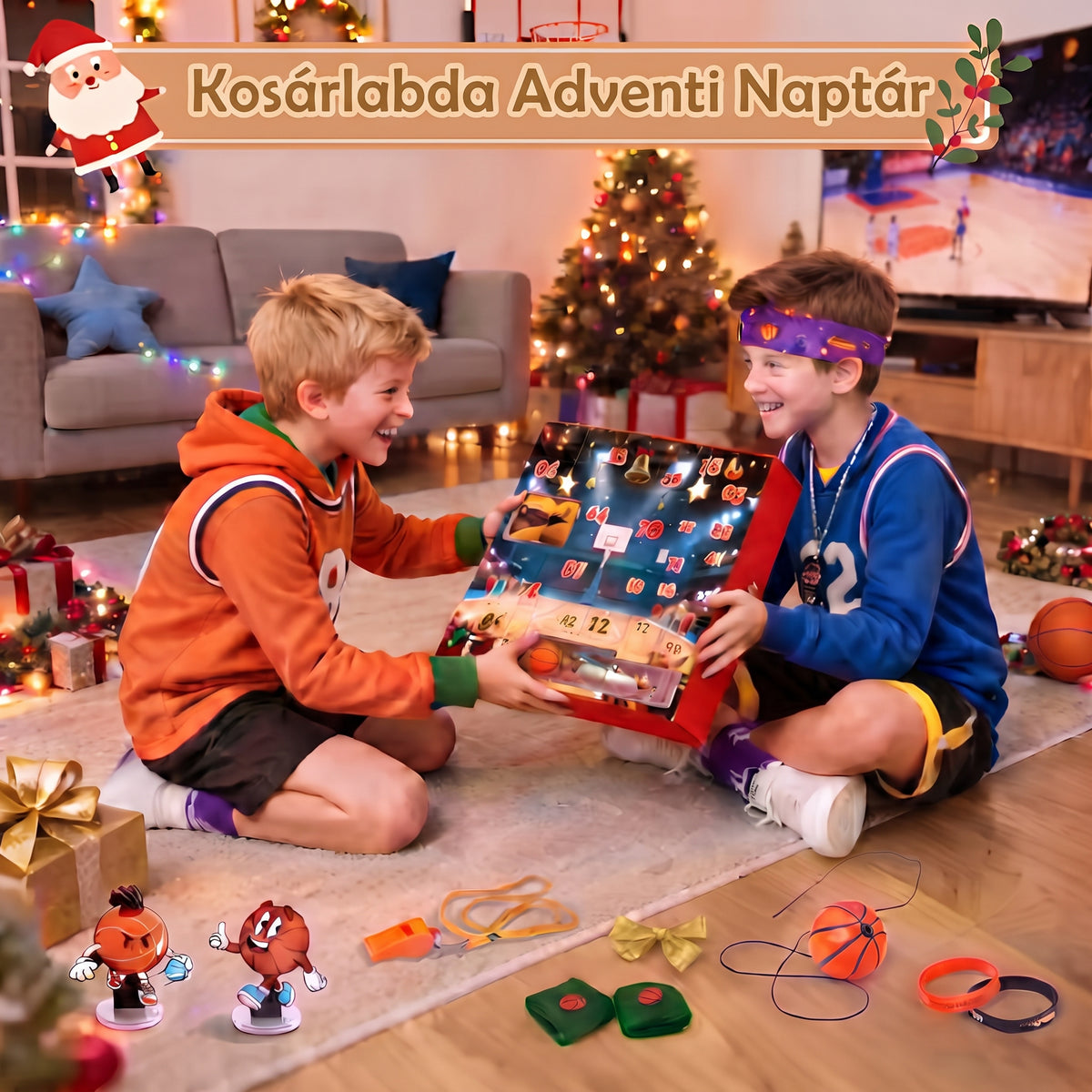 Dunkingle - Kosárlabda adventi naptár 24 meglepetéssel
