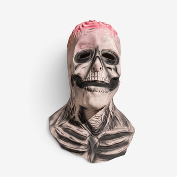 Realistic Skeleton Mask with Hat for Halloween Festivities
