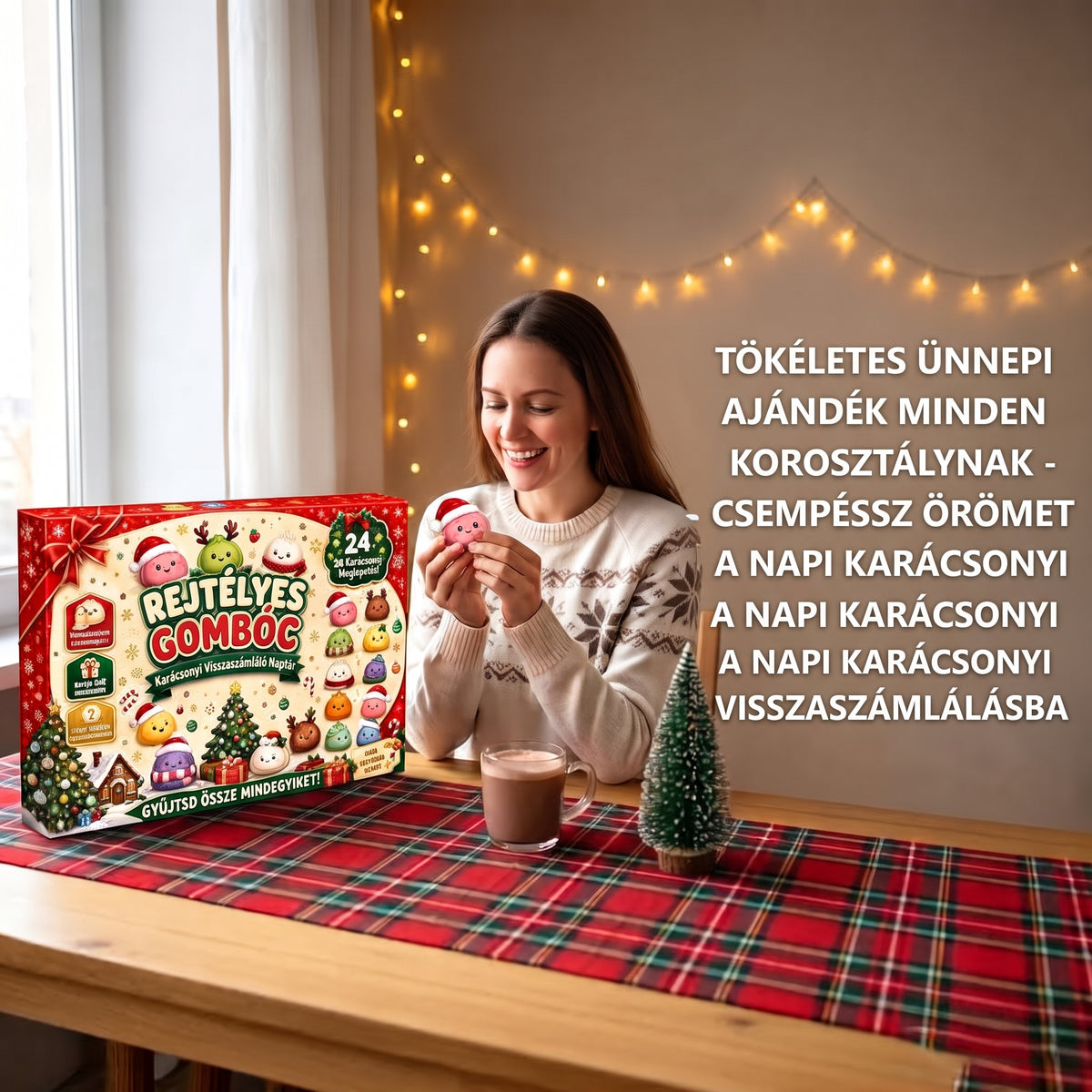 Sensimas - Squishy érzékelési játék adventi naptár 24 meglepetéssel