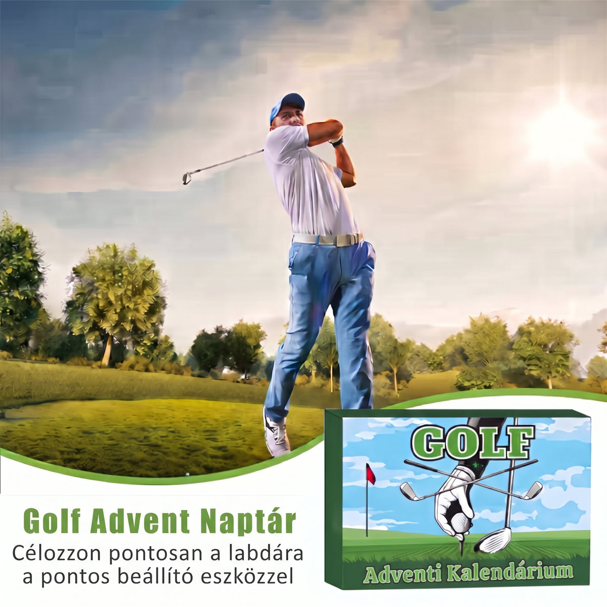 Golfglimmer - Golf adventi naptár 24 kiegészítővel