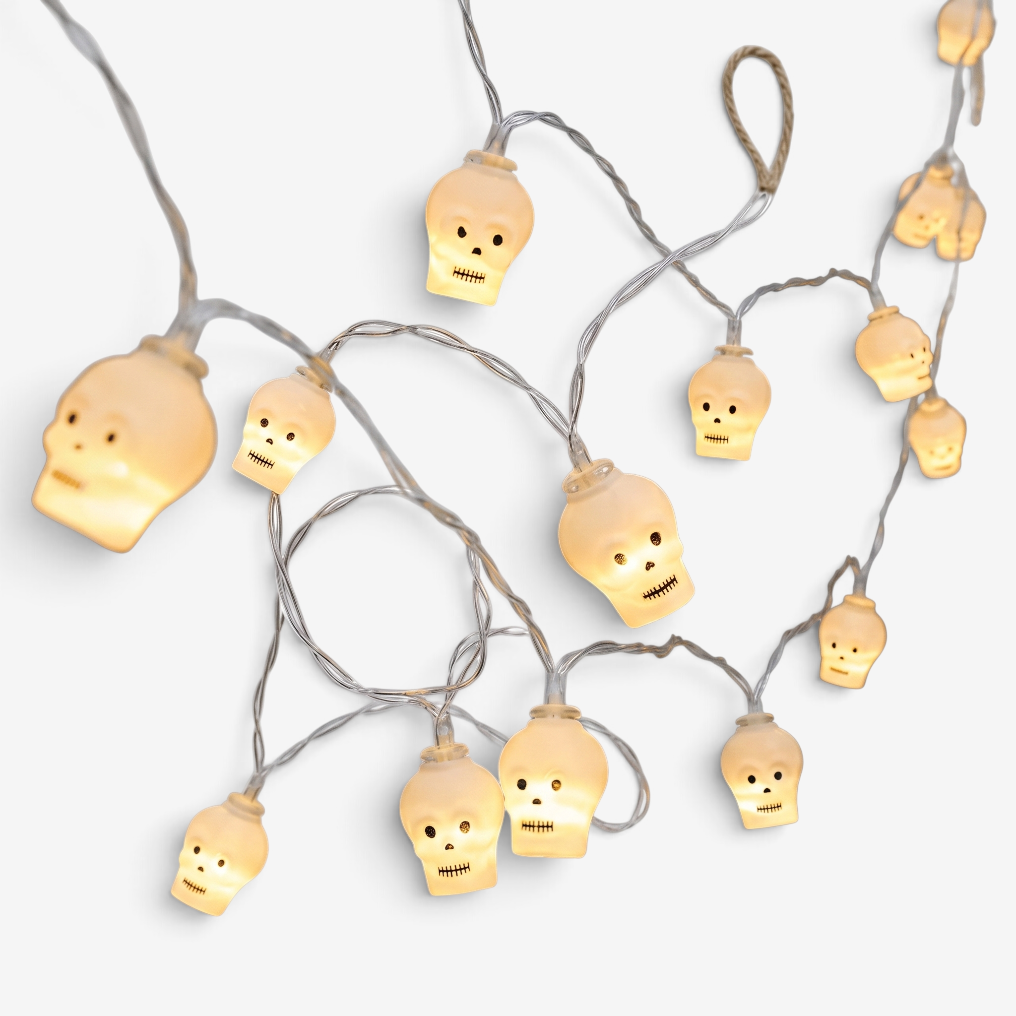 GlowHaven - Spooky String Lights with Ghosts and Pumpkins