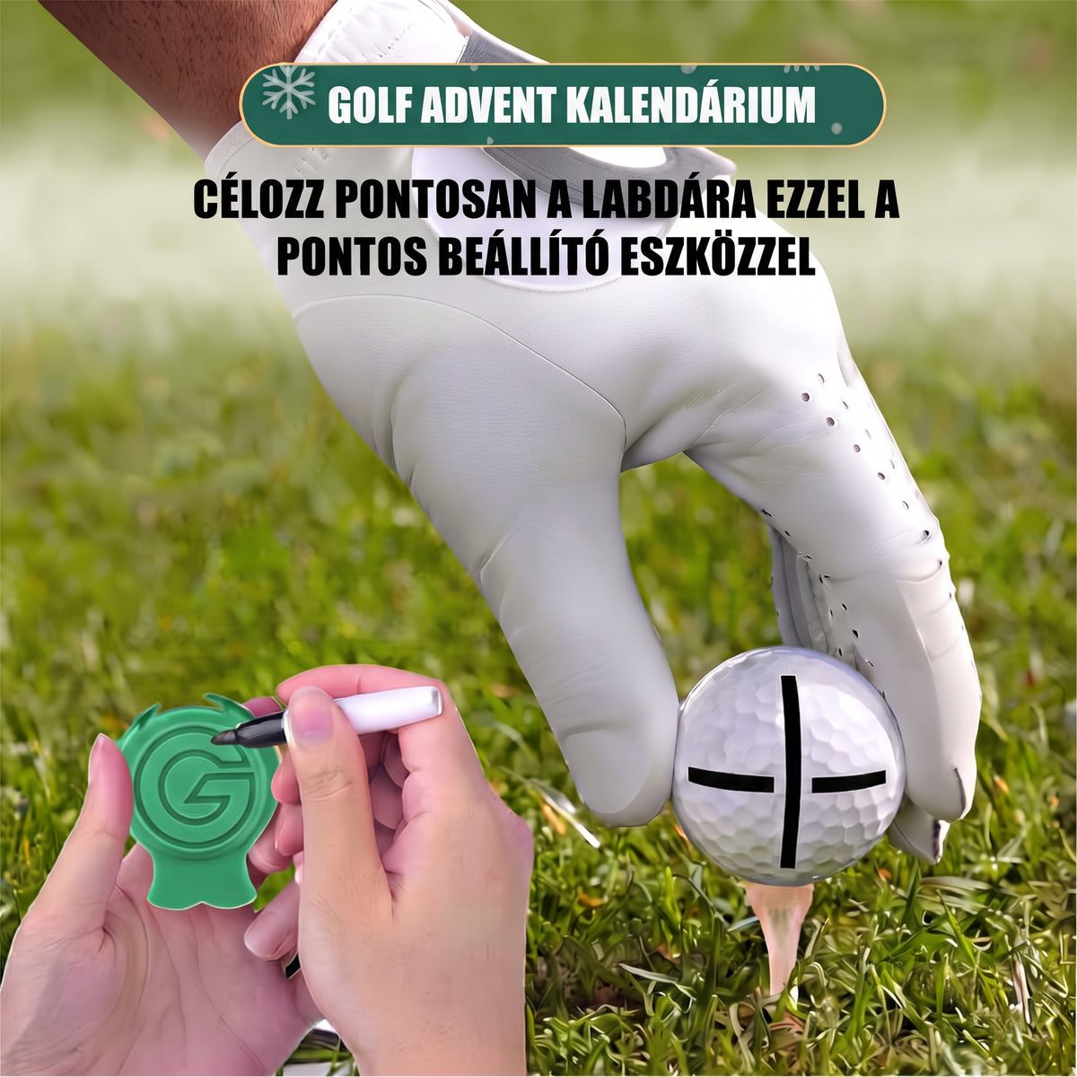 Golfglimmer - Golf adventi naptár 24 kiegészítővel