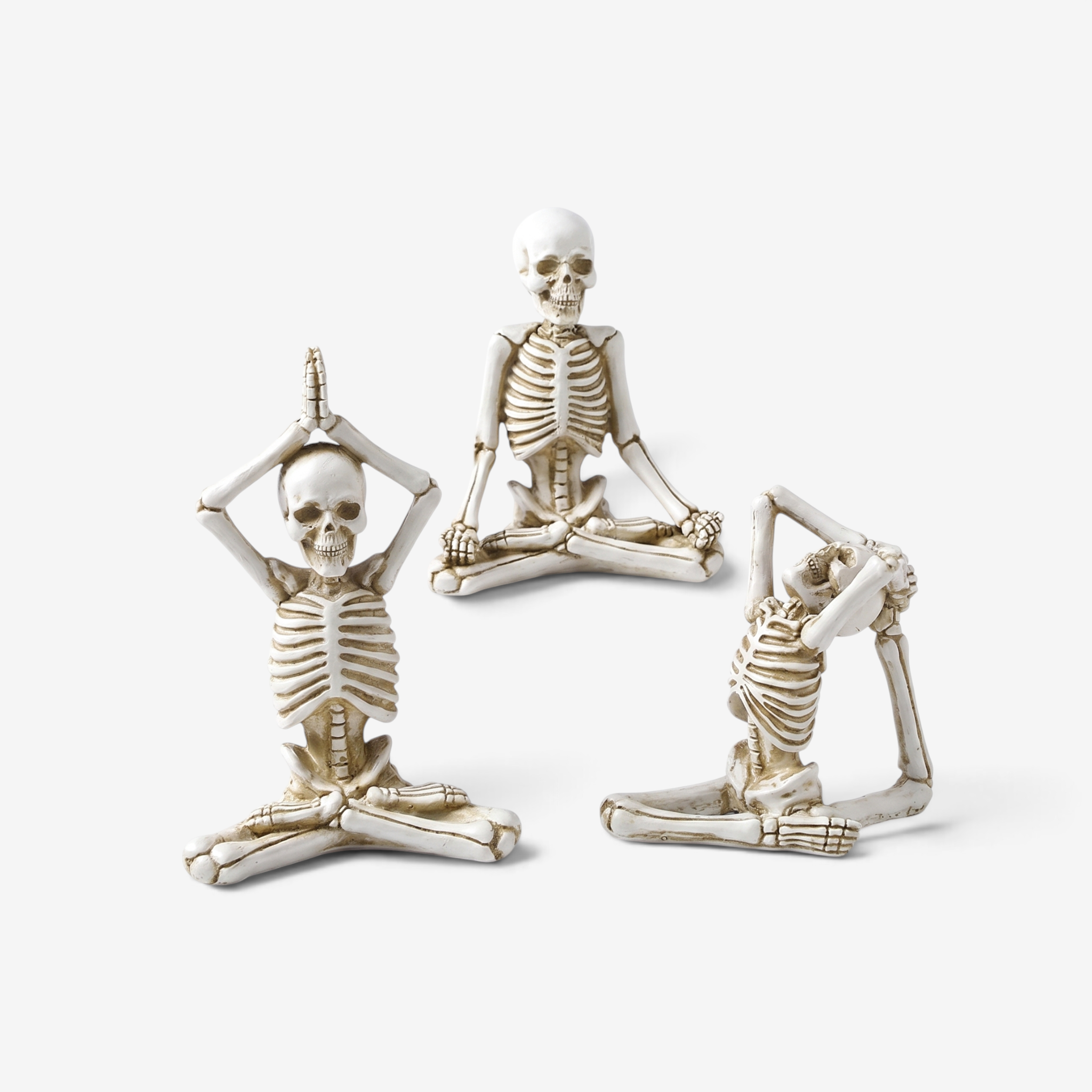 Spooky Skeleton Resin Figurine for Halloween