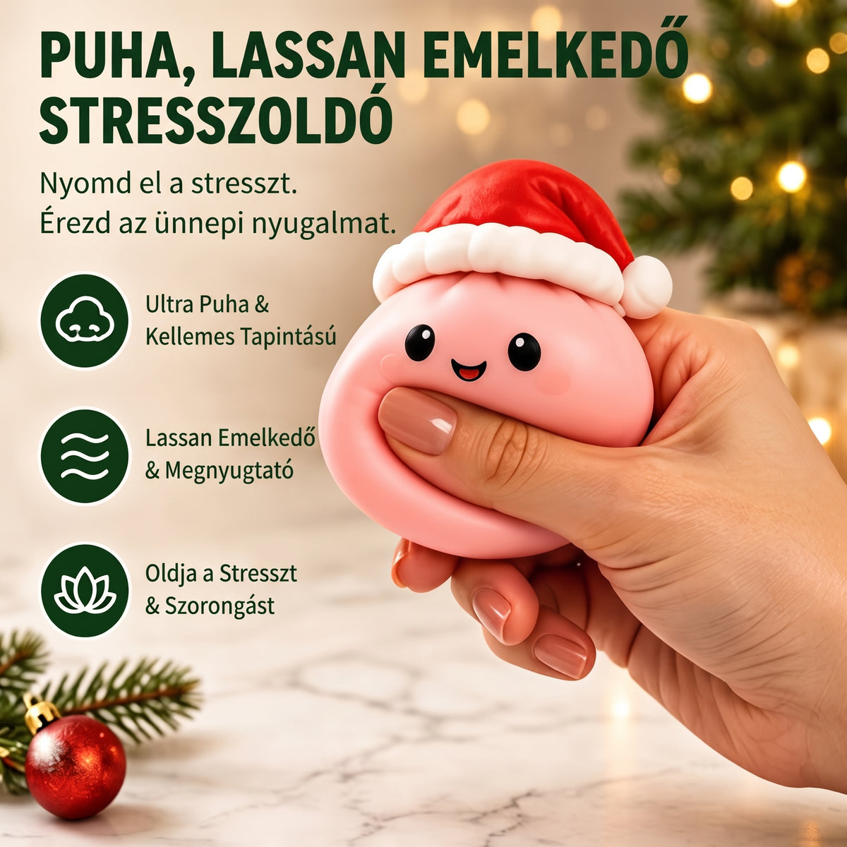 Foamjoy - Squishy habjáték adventi naptár 24 darabos készlettel