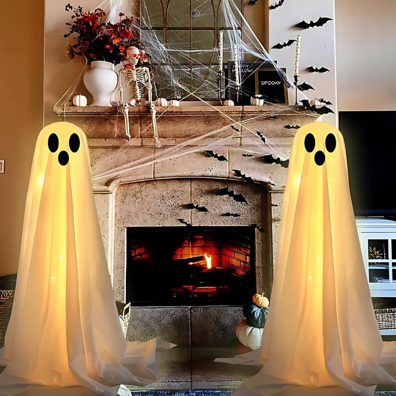 GhostGlow - LED Ghost Decoration for Halloween