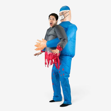Inflatable Surgeon Costume with Ghost Prop