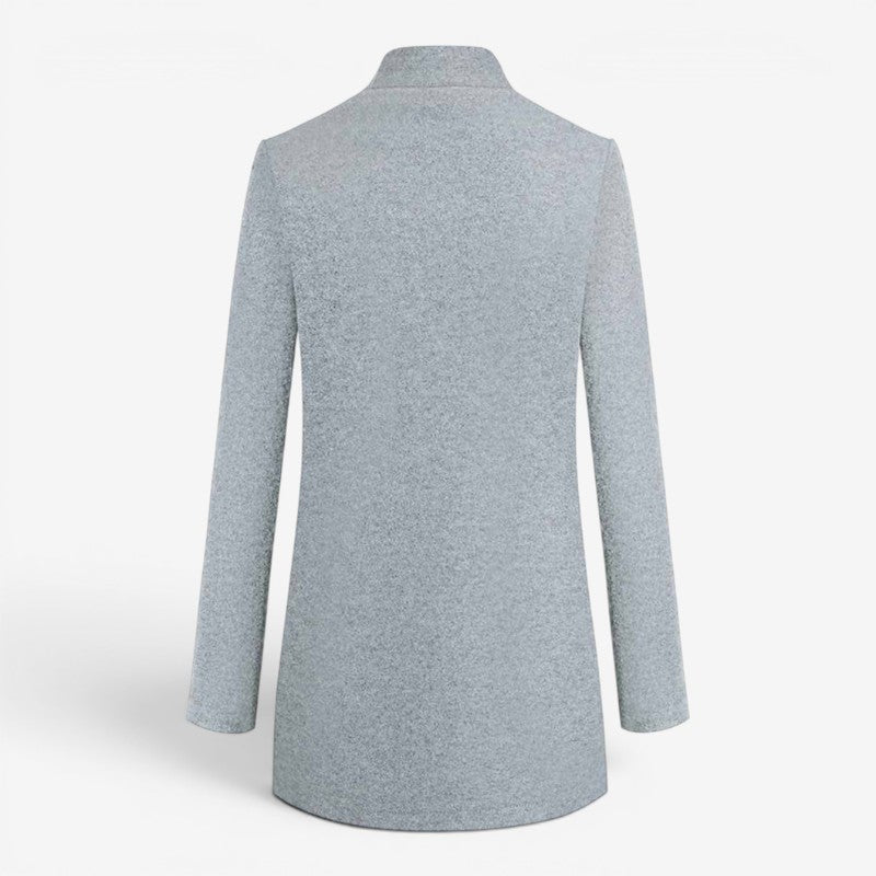 Women’s Classic Notched Collar Long Coat