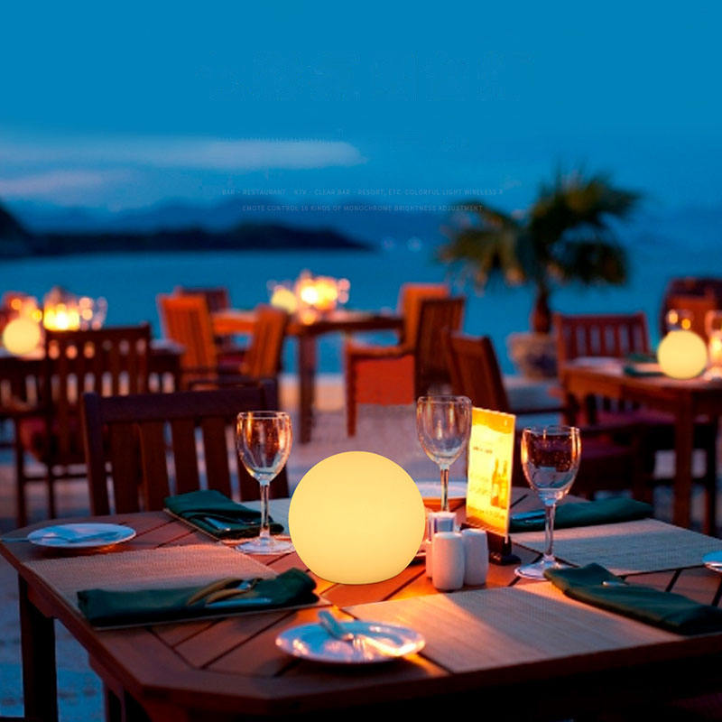 LumiSphere - Portable Color-Changing Glow with Adjustable Brightness | Remote-Controlled & Rechargeable for Wireless Use | Ambient Lighting for Bedroom, Parties or Patio