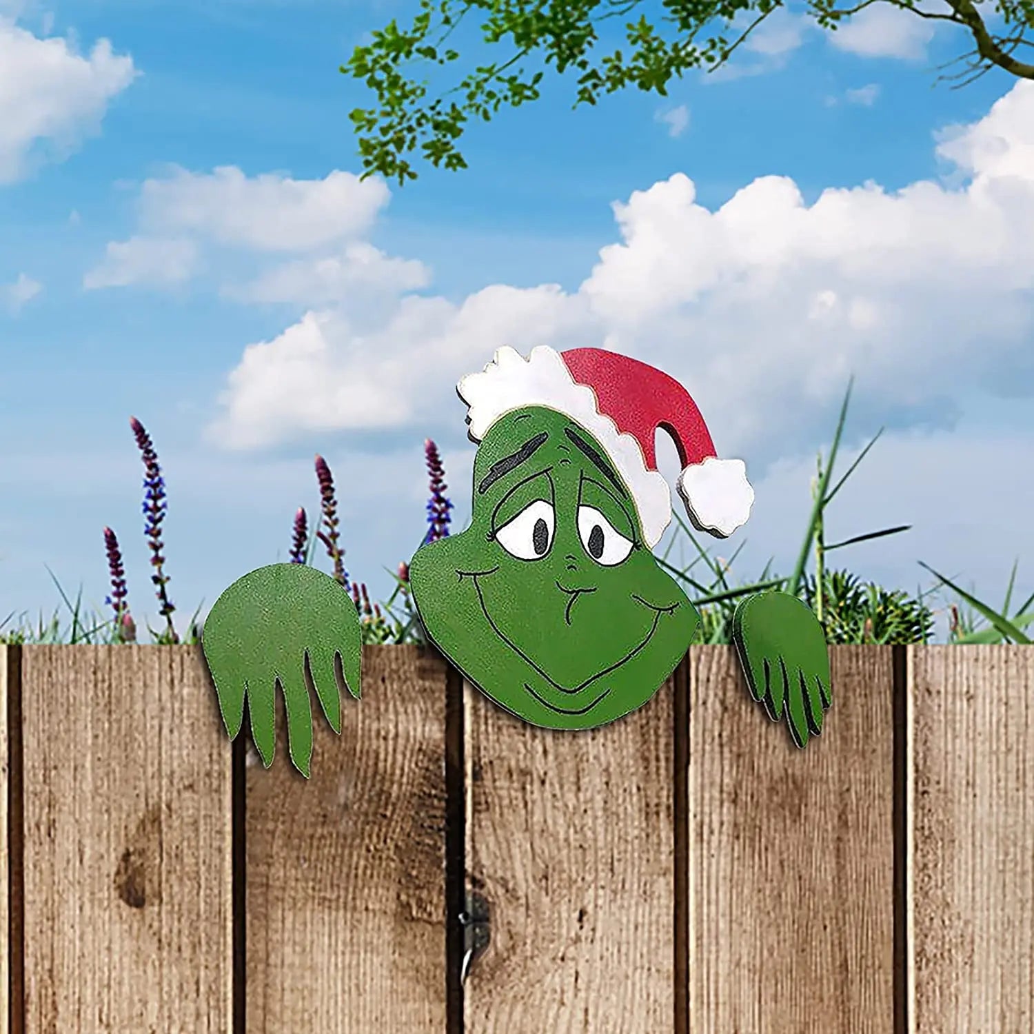 Christmas Decoration with Santa Claus Window Decals