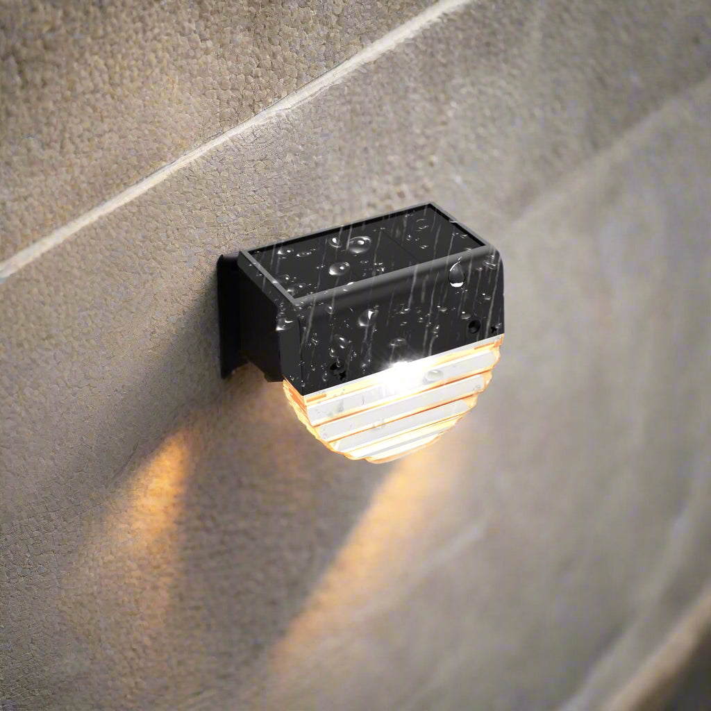 LumaStep - Solar-Powered Step Lights Automatic Dusk-to-Dawn Illumination | Energy-Efficient LED with Weather-Resistant Design | Sleek Low-Profile Accent for Outdoor Stairs, Walkways, or Patio