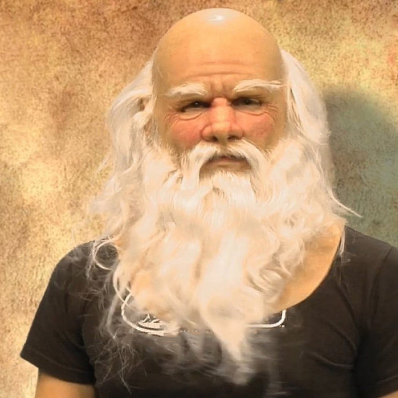 Realistic Old Man Character Mask for Halloween