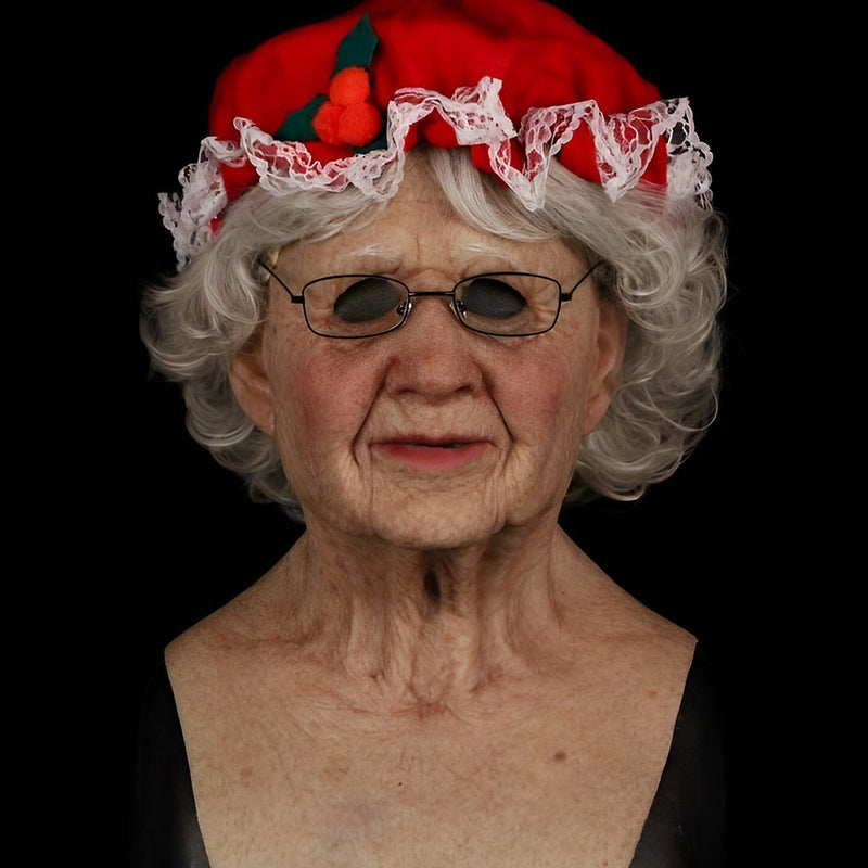 Realistic Old Man Character Mask for Halloween