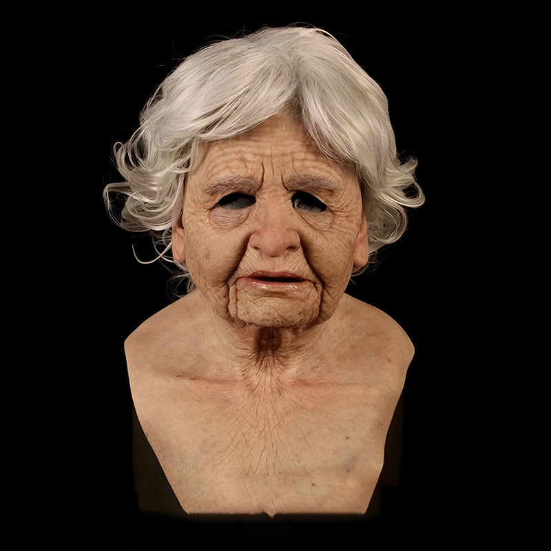 Realistic Old Man Character Mask for Halloween