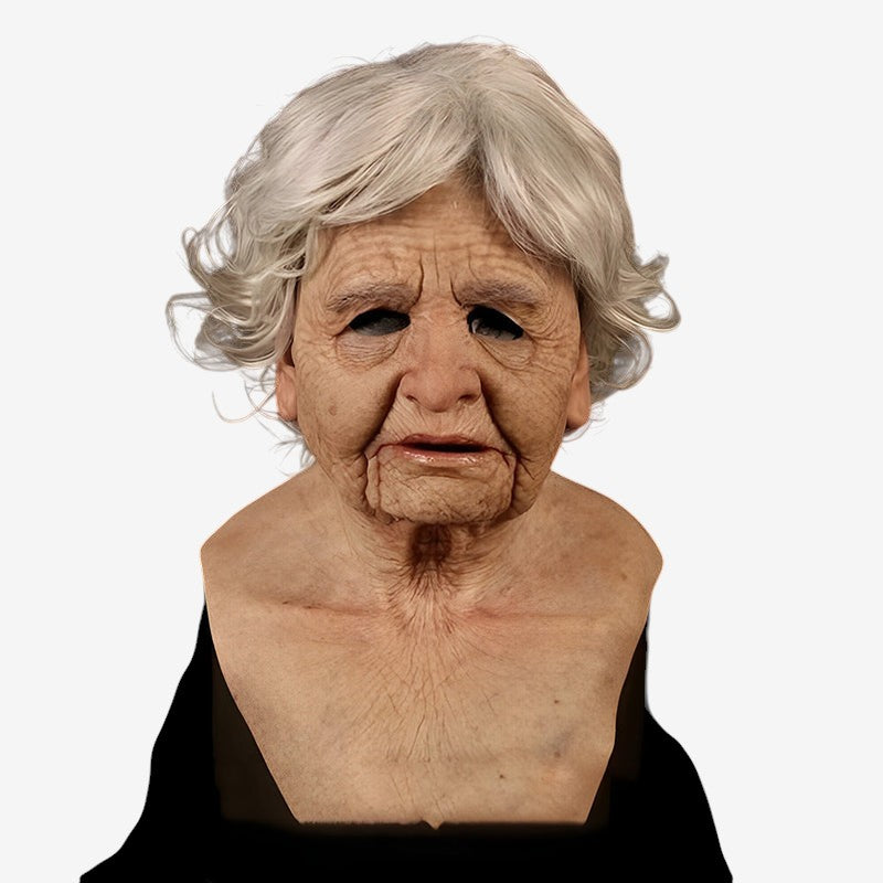 Realistic Old Man Character Mask for Halloween